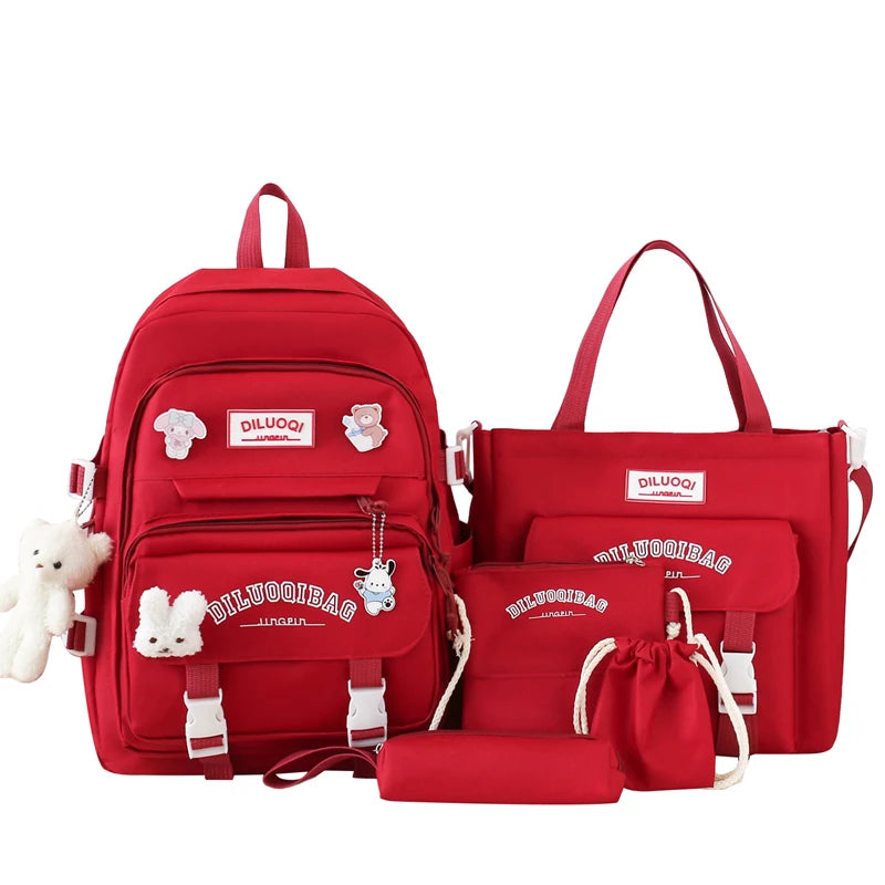 Backpacks Tuition Bag Pencil Case Crossbody Bag High Capacity School Bags 2024 Hot Sale for Girls and Boys Mochilas Escolares