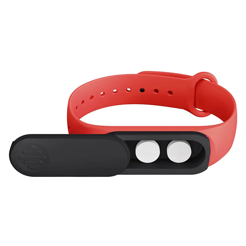 Ultra Portable Medicine Box Wristband with 360° Rotation and Lock a Portable Medicine Storage Box for the Elderly and Children