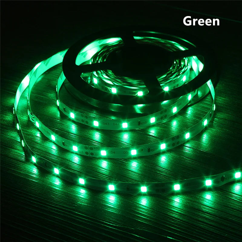 LED Strip Light 12V 5M 300 Leds SMD 2835 Diode Tape RGB & Single Colors High Quality LED Ribbon Flexible Home Decoration Lights