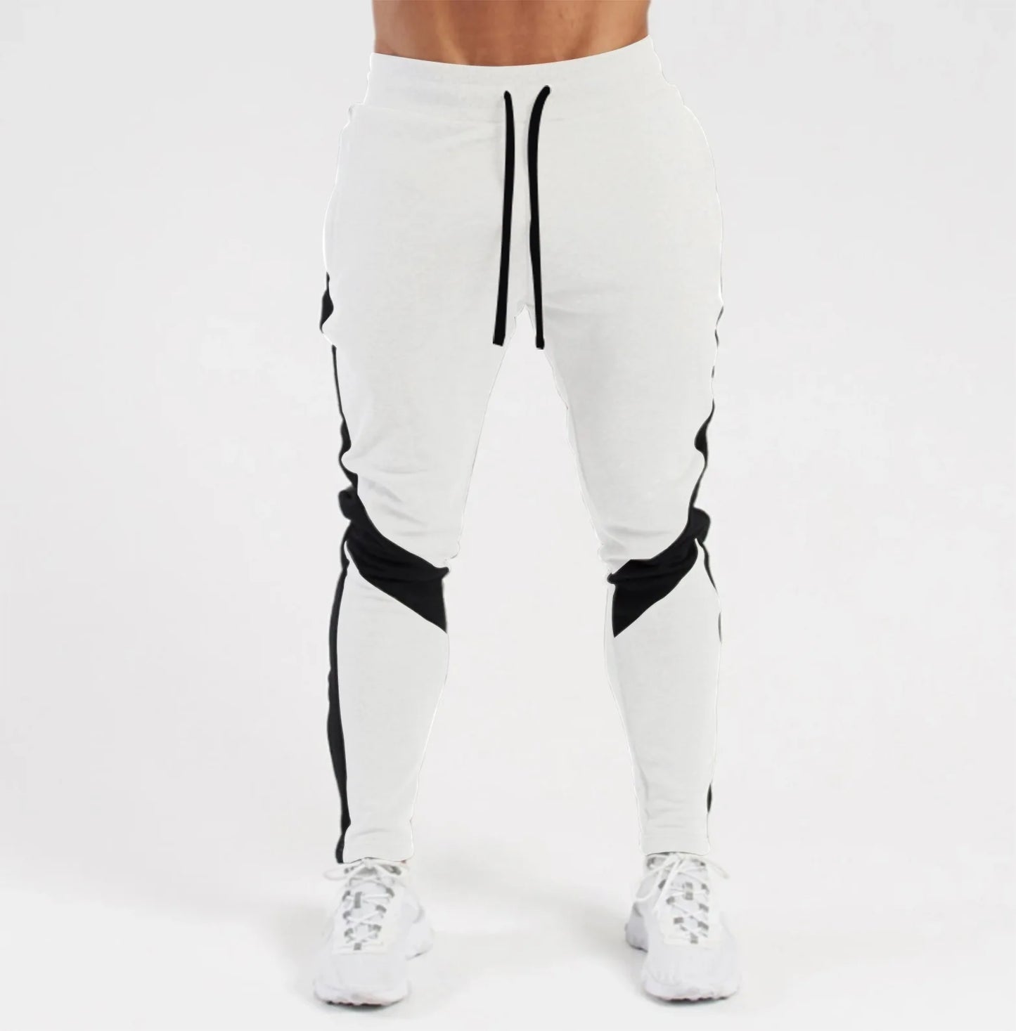 2025 Spring/Autumn New Men's Fashion Loose Casual Pants High Waist Striped Sports Breathable Small Foot Guard Pants