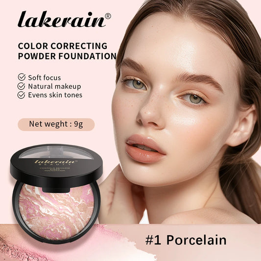 Setting And Contouring Powder Palette Color Correcting Powder Foundation Coverage Semi Matte Natural Finish Powder Cosmetics