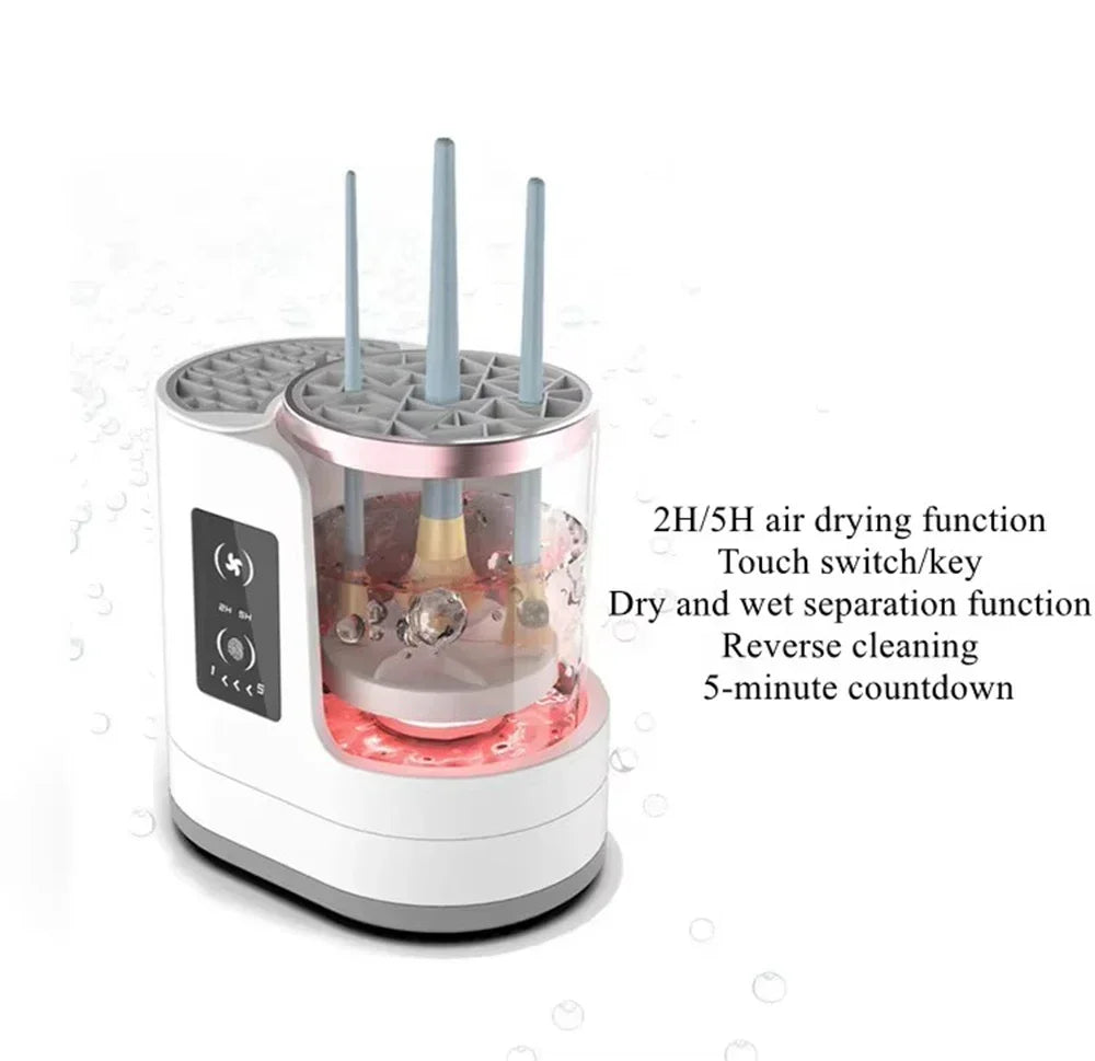 Automatic Makeup Brush Cleaner Electric Makeup Brush Quick Dry Cleaning Tool Makeup Remover Brow Pencil Brush Special Cleaner