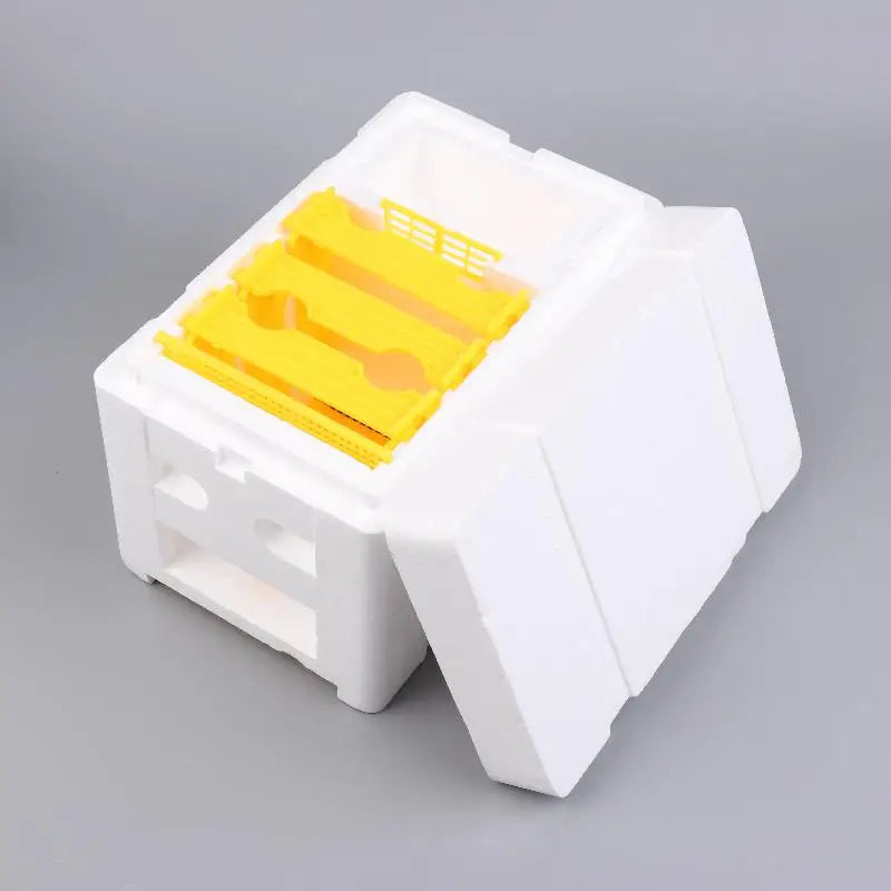 Queen Bee Breeding and Mating Box - Foam Bee Hive for Garden Pollination and Beekeeping Equipment