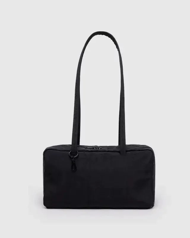 Ladies' Bowling Tote Bag Nylon Shoulder Bag Large Capacity Simple Versatile Ultralight Zipper Commuting Travel Bag