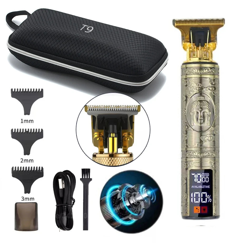 T9 Cordless Electric Hairber Shaver Hair Trimer Home Appliances Travel Barber Razors Shaving Machine for Men Trimmer Man