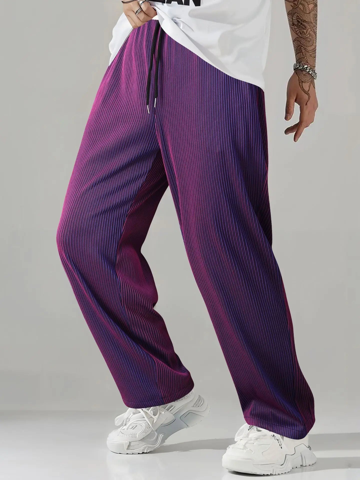 Autumn European and American Style Casual Pants for Men, Wrinkle-Resistant, Non-Iron, Breathable, Stretchy, Dirt-Resistant, Stra