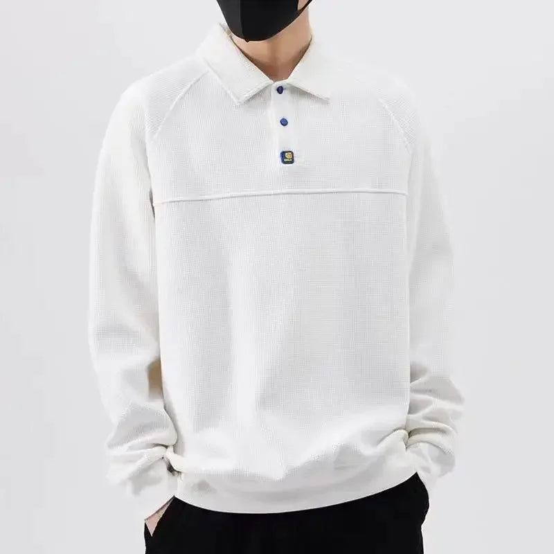 Polo T Shirt for Man Big Size Oversize Men's Clothing Full Sleeve Winter Sweatshirts Fashion Trends 2025 New High Quality Xl Top