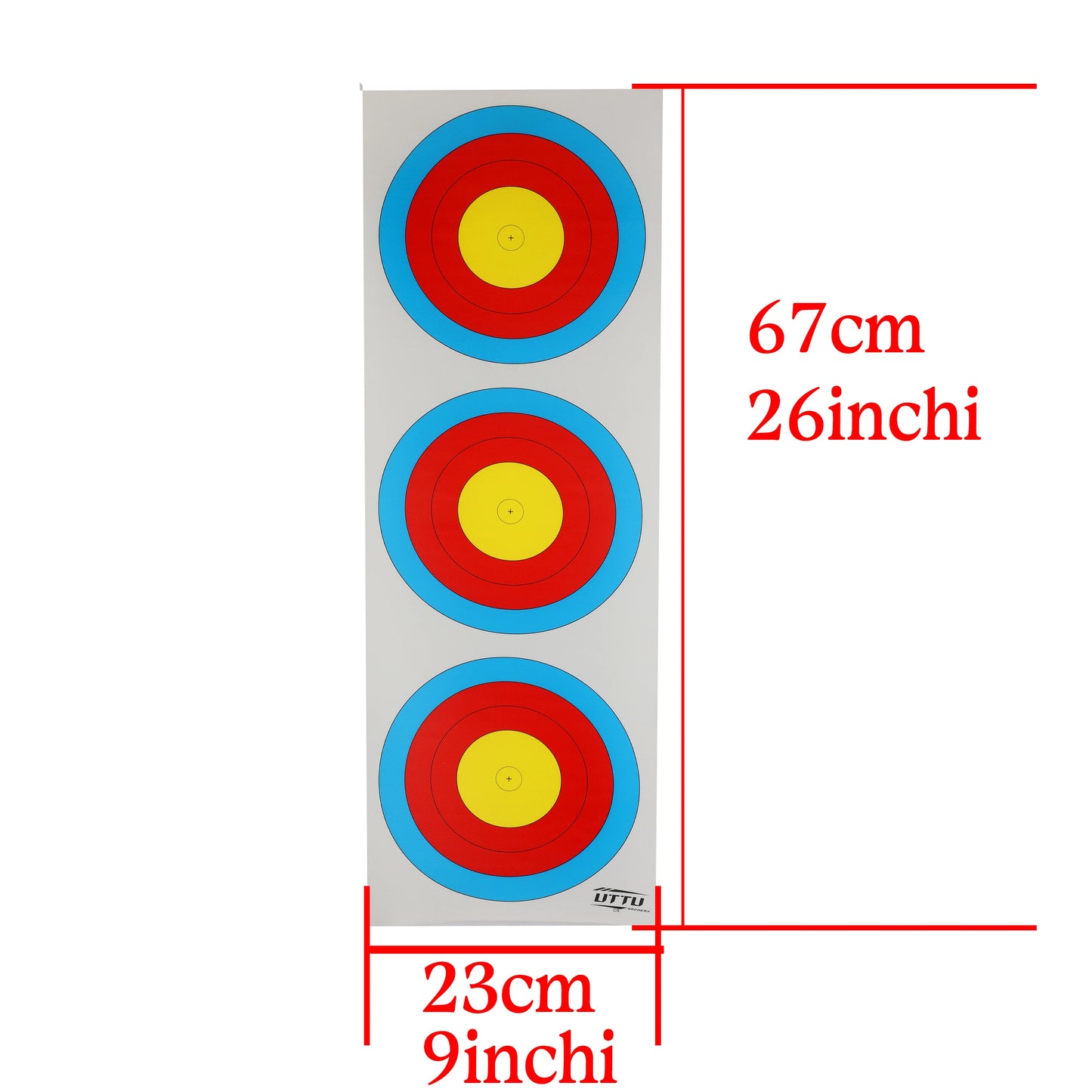 Archery Target Paper 10pcs Standard Competition Target for Recurve Compound Bow Hunting Shooting Practice Archery Accessories