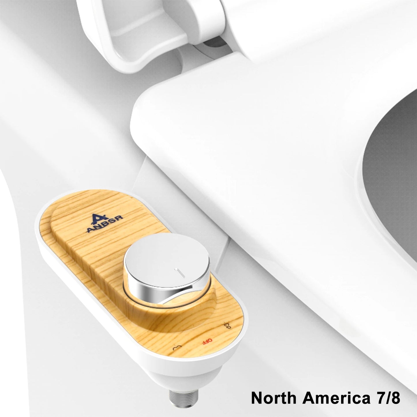 Bidet Attachment for Toilet - Dual Retractable Nozzles Bidet(Hygienic Rear & Feminine Wash) with Adjustable Water Pressure