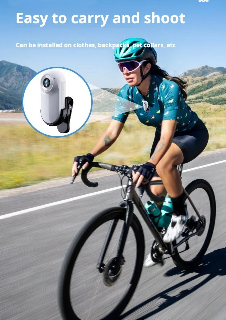 Pet mobile camera collar is small and convenient to carry around It is suitable for fishing cycling flying and for cats and dogs