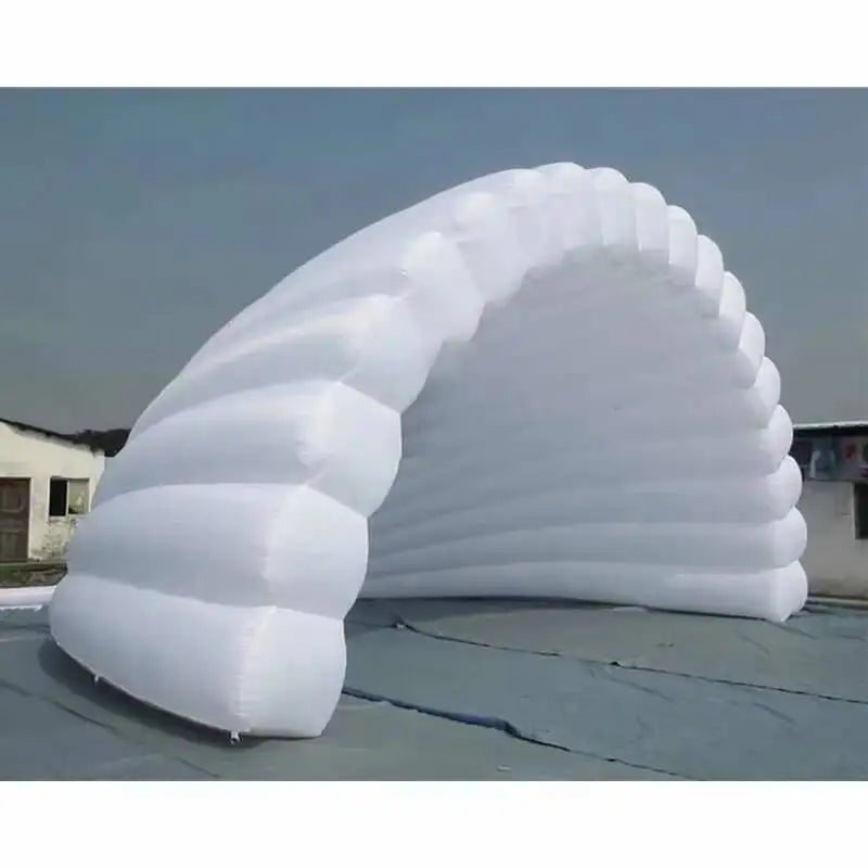 Giant Red Tent While Iatable Stage Cover Shelter Air Roof For Outdoor Activities And Promotion Display
