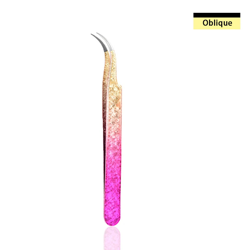 1/3Pcs Precision Stainless Steel Eyelash Extension Tweezers - High-Quality Curved & Straight Tips for Flawless Brow Shaping, Ing