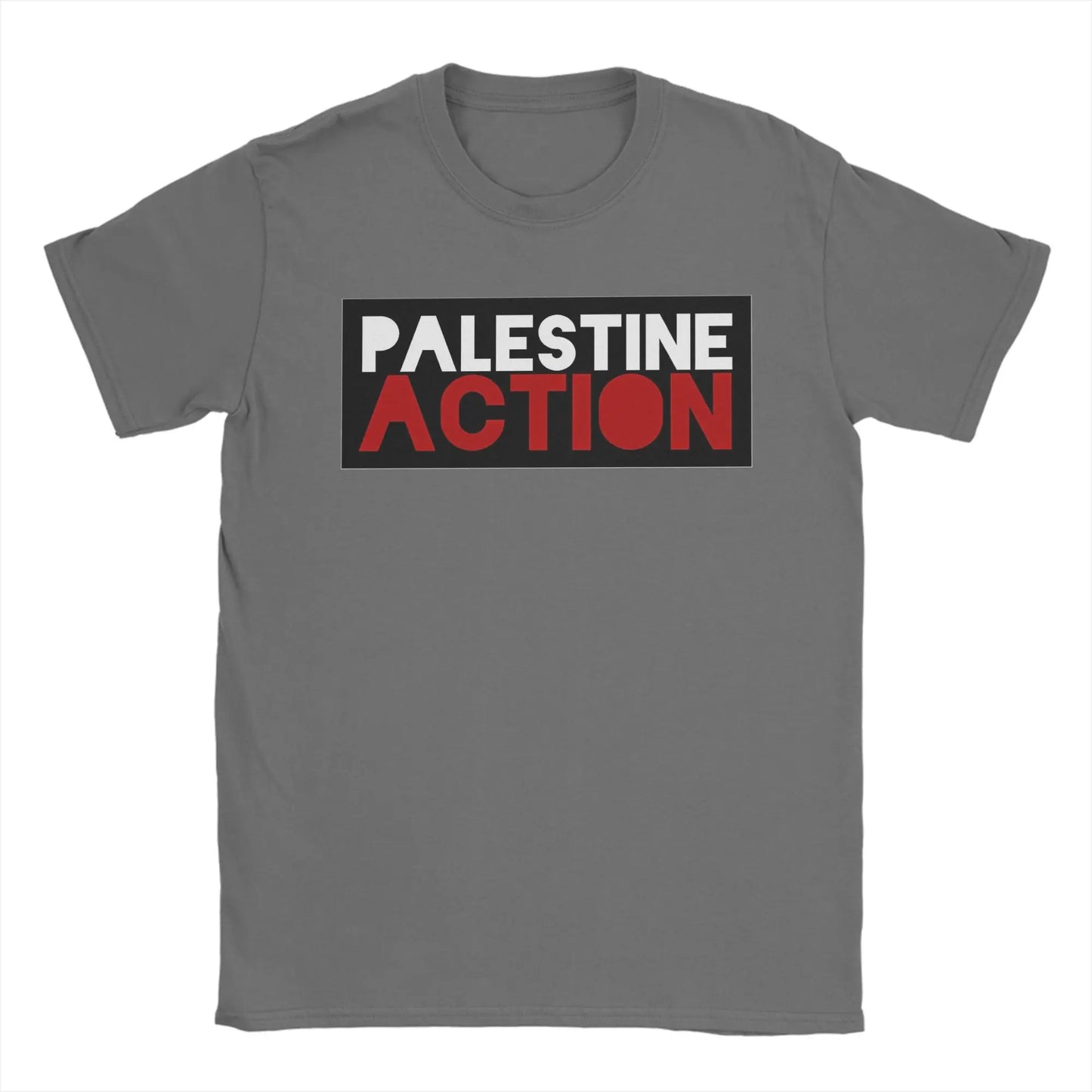 Palestine Action Palestinian T Shirt Summer 100 Cotton T-Shirts For Man Novelty Casual Tee Shirt Short-Sleeve Vintage Tops