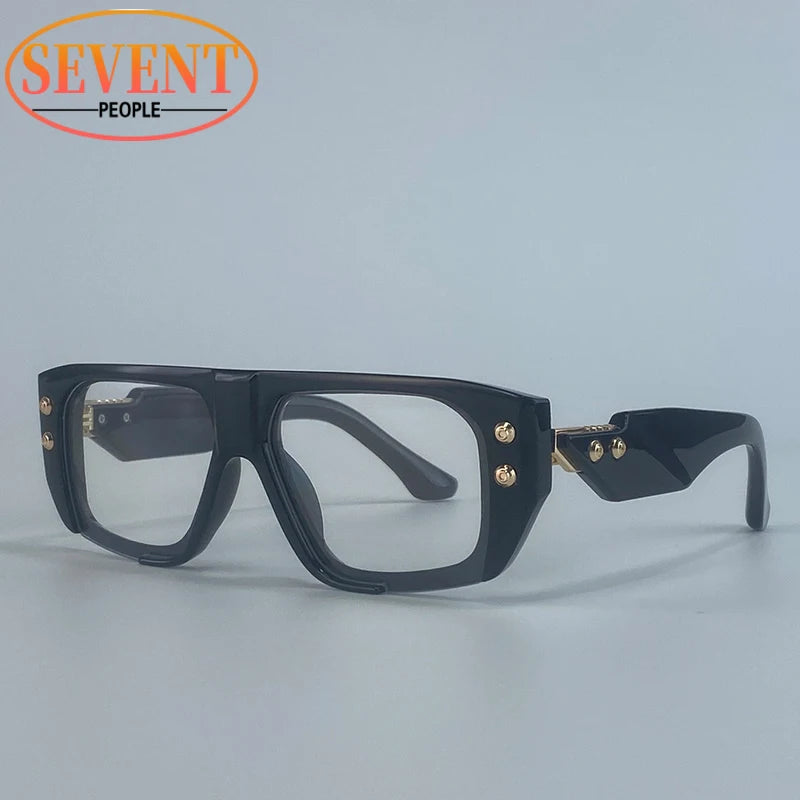 Polarized Oversized Square Sunglasses Men 2025 Luxury Brand Retro Steampunk Outdoor Sun Glasses Trendy Shield Shades UV400