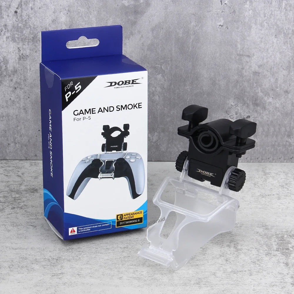 For PS5 Hookah Hose Holder Shisha Aluminum Handle Holder For Playstation5 Game Controller Chicha Narguile Water Smoking Accessor