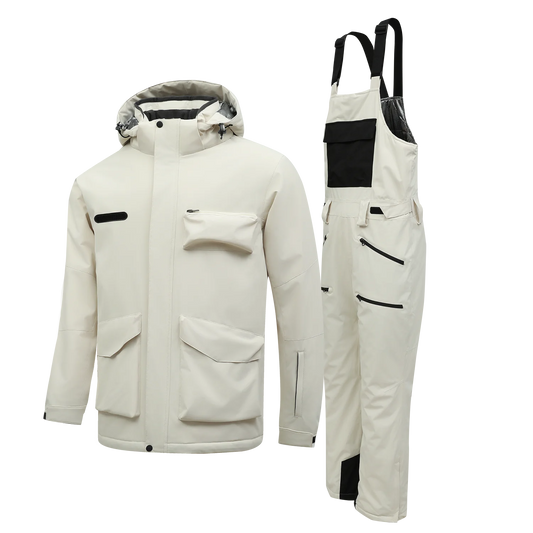 Top Selling Unisex Waterproof Jacket Hoodie Winter Overalls Outdoor Snow Wear Men Women Plus Sizes Warm Windproof Ski Suit