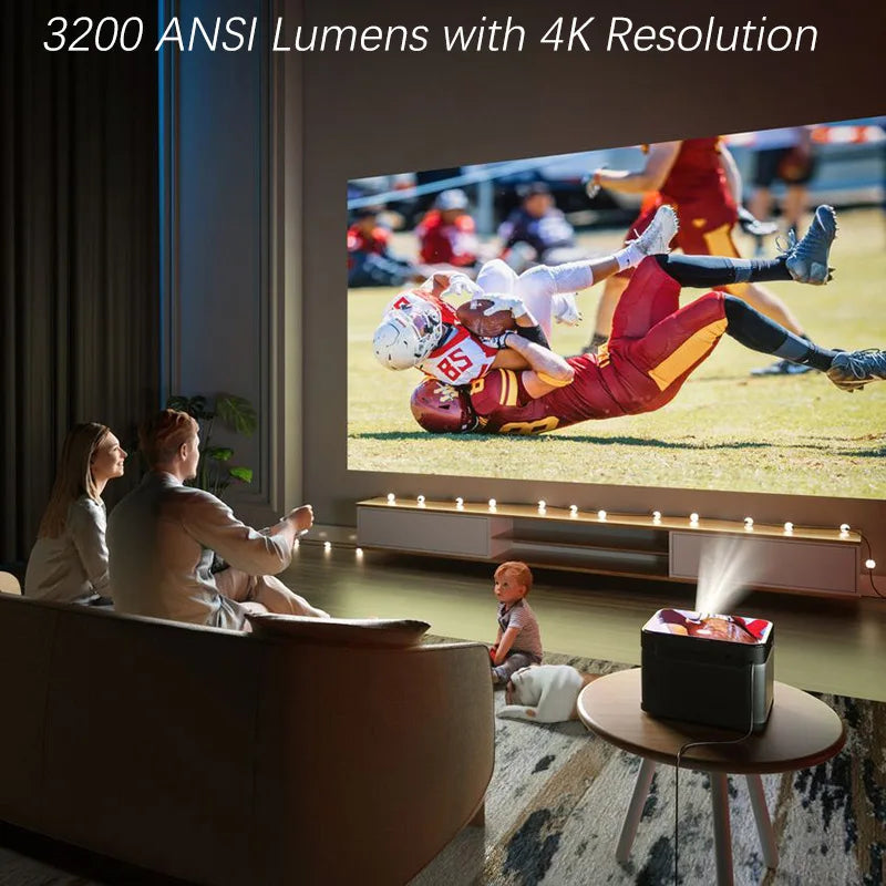 Dangbei Mars Pro 3200 ANSI Lumens Projector Laser 4k Built-in Android OS With 4+128G Storage 3D Video Projector For Business