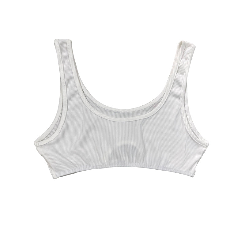 Fashion Summer Sleeveless Tops New Sexy Short Women Tank Tops White Streetwear Cut Out Party Clothing