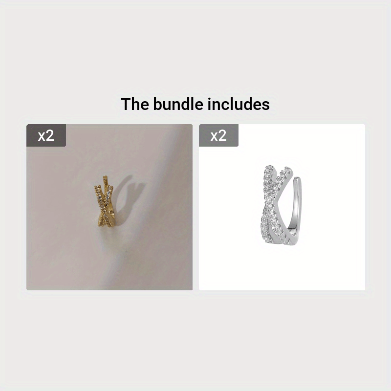 Bohemian Elegant C-Shaped Earrings with Zirconia Inlays - Perfect for Everyday Wear! Halloween gift, Christmas gift