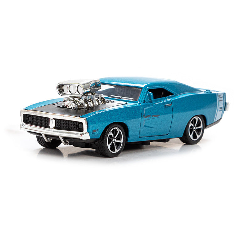 Simulation 1: 32 Alloy Sports Car Model Children's Toy Car Accessories Return Car Openable Die Casting Model Christmas, Halloween, Thanksgiving gifts