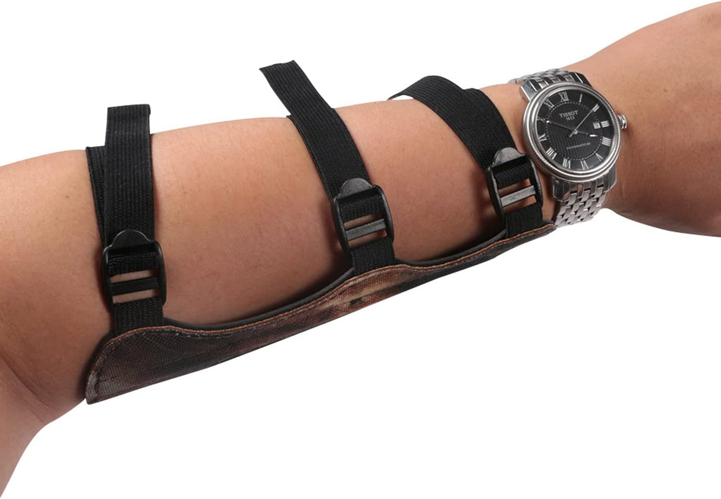 Archery Arm Guard Arm Protective Protector 3 Strap Adjustable Archery Accessory for Adult Hunting Target Shooting