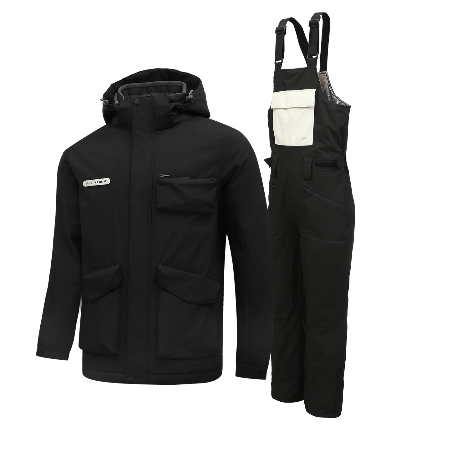 Top Selling Unisex Waterproof Jacket Hoodie Winter Overalls Outdoor Snow Wear Men Women Plus Sizes Warm Windproof Ski Suit