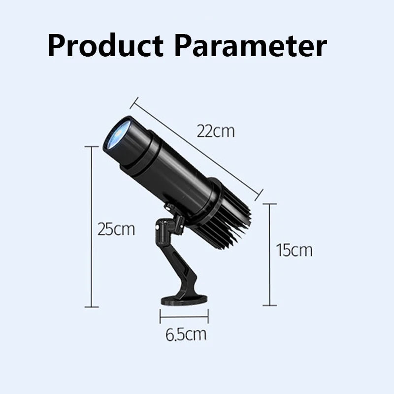 Custom Led Hd Indoor Door Head IP65 Waterproof Projector Outdoor Advertising Light Projection Lamp Gobo Logo Projector Display