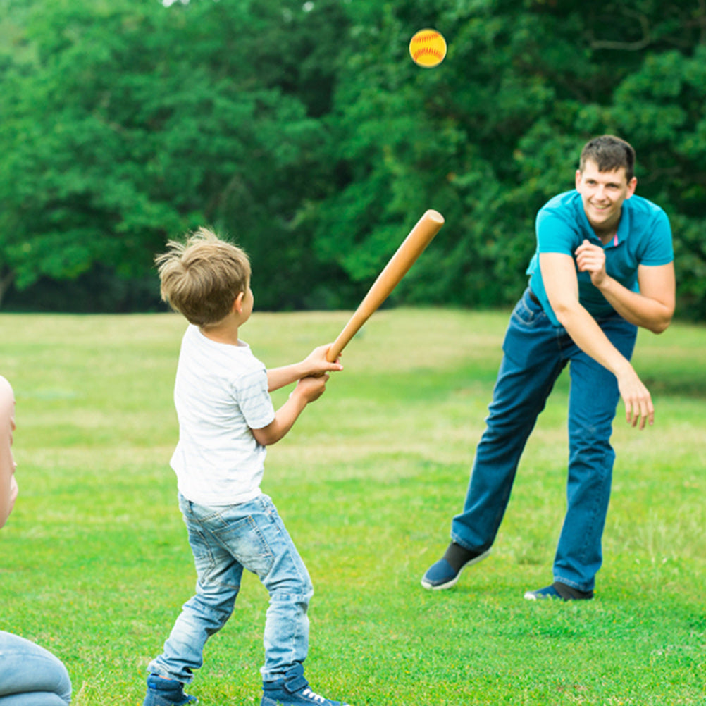 4 Pcs Sponge Kids Baseball Soft Softballs for Practice Children’s Toys Pu Training Baseballs Hitting Student