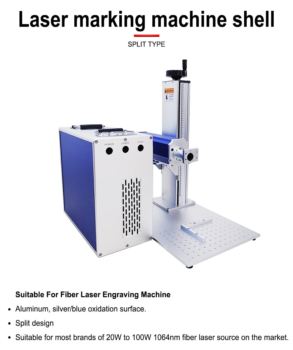 DIGRAY Fiber Laser Marking Chassis Engraving Machine Housing Cabinet Suitable For Raycus MAX JPT 20~100W 1064nm Laser Source