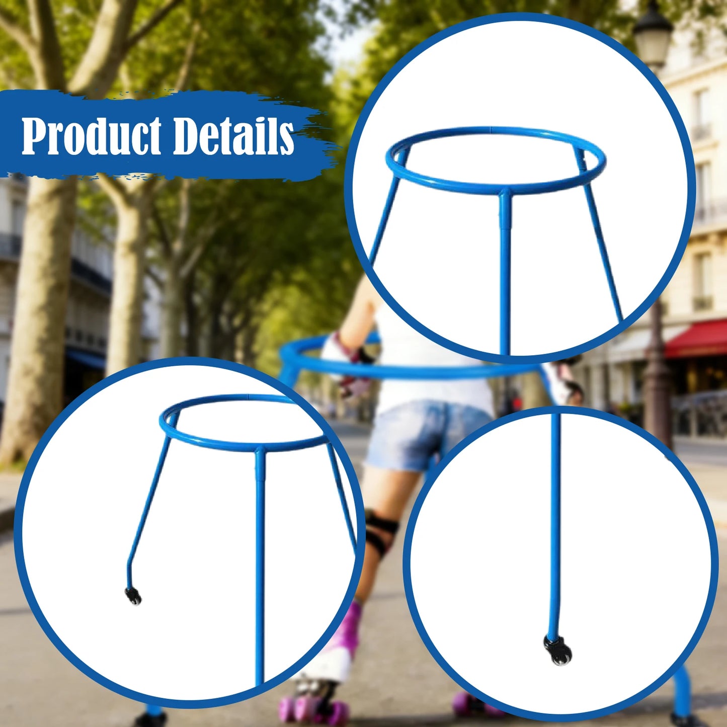 Kids Roller Skate Train Stable Adjustable Outdoor Roller Skate Training Equipment for Toddler Sturdy Skating Protective Gear