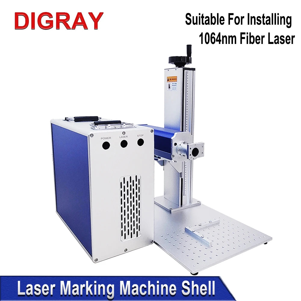 DIGRAY Fiber Laser Marking Chassis Engraving Machine Housing Cabinet Suitable For Raycus MAX JPT 20~100W 1064nm Laser Source