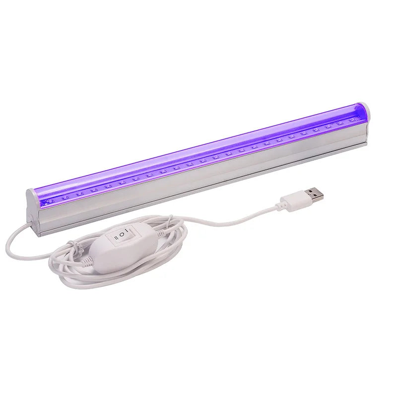 UV LED Black Light Fixtures Portable Blacklight Lamp For Stain Clean,Neon Paint Art,UV Body,Glow Party,UV Poster UV Curing Lamp