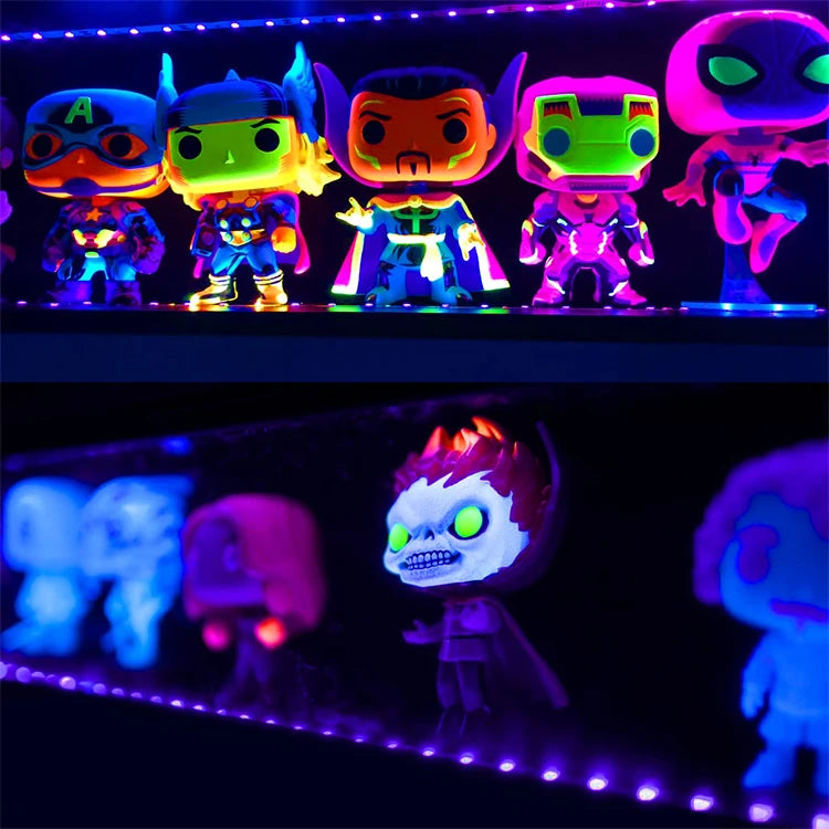 UV Black Light Bar for Room,Cabinet, Holiday Halloween Decorations, Body Paint, Poster,Fluorescent Tapestry,Glow Party,UV Lamp