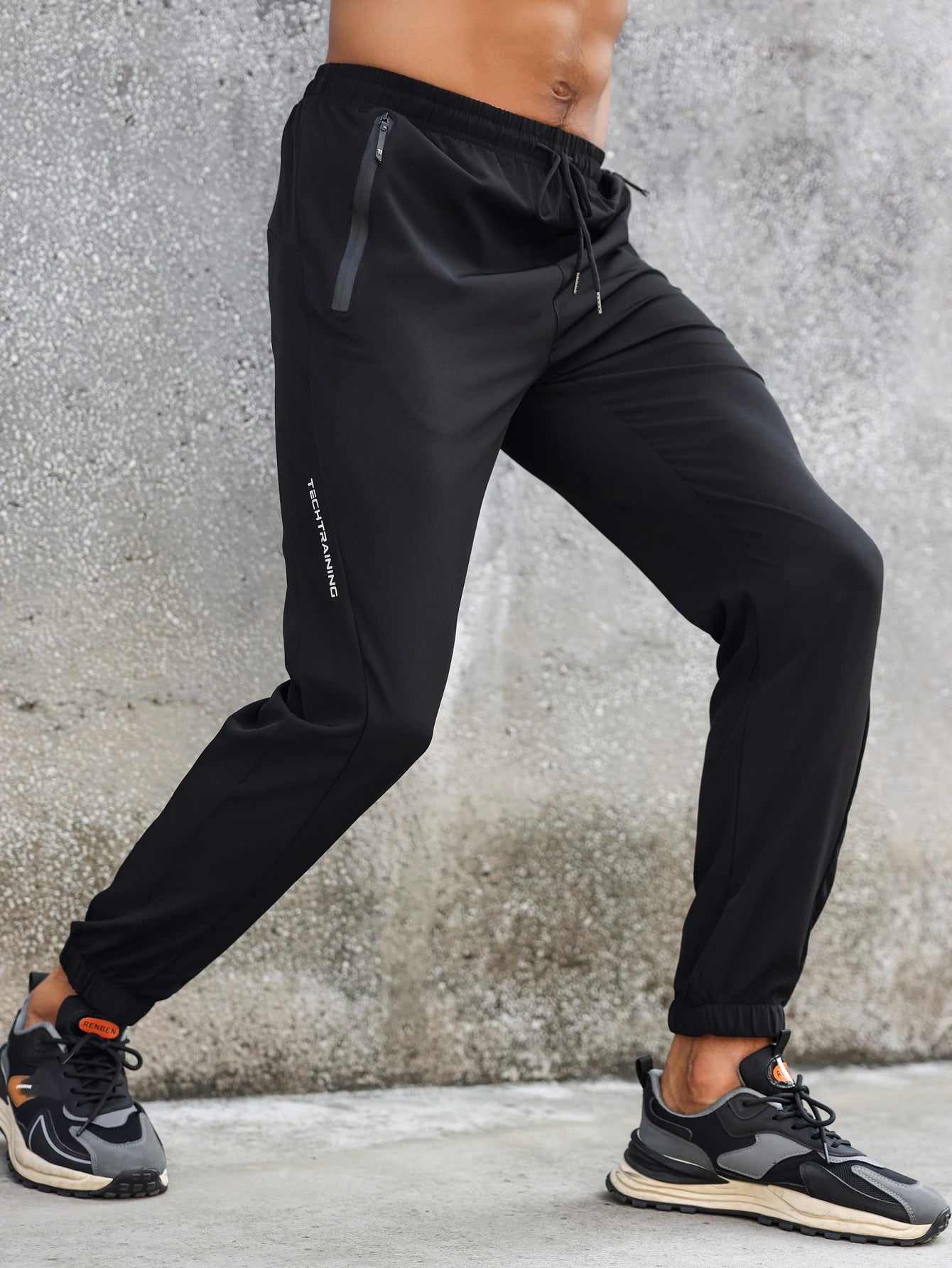 Men's Sweatpants, Thin and Light Breathable, Fitness, Cycling, Outdoor, Swimming, Running, Quick-Drying, Cool, Stretch Pants0318
