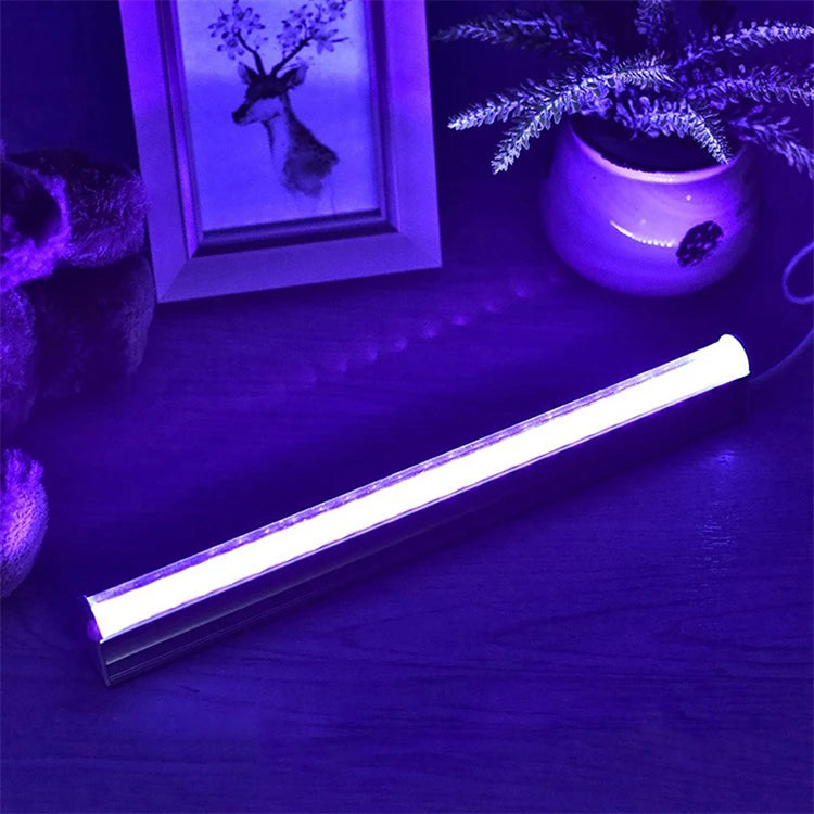 UV LED Black Light Fixtures Portable Blacklight Lamp For Stain Clean,Neon Paint Art,UV Body,Glow Party,UV Poster UV Curing Lamp