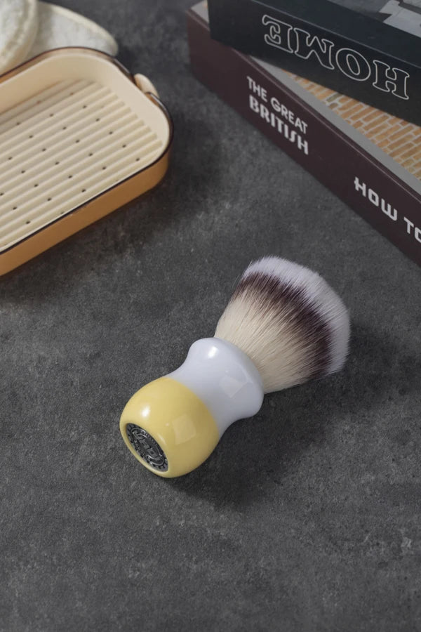 YAQI Naicha （Milk tea） Synthetic Hair Mens Wet Shaving Brush