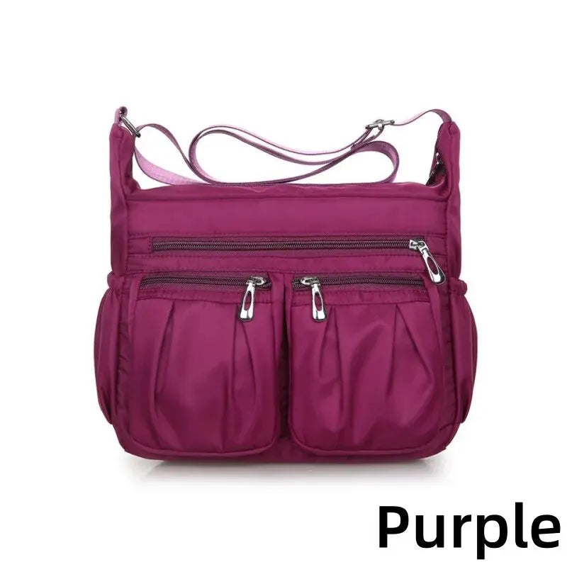 Women Nylon Waterproof Bag Messenger Bags For Lady Crossbody Large Capacity Travel Shoulder Bag Casual Handbags High Quality