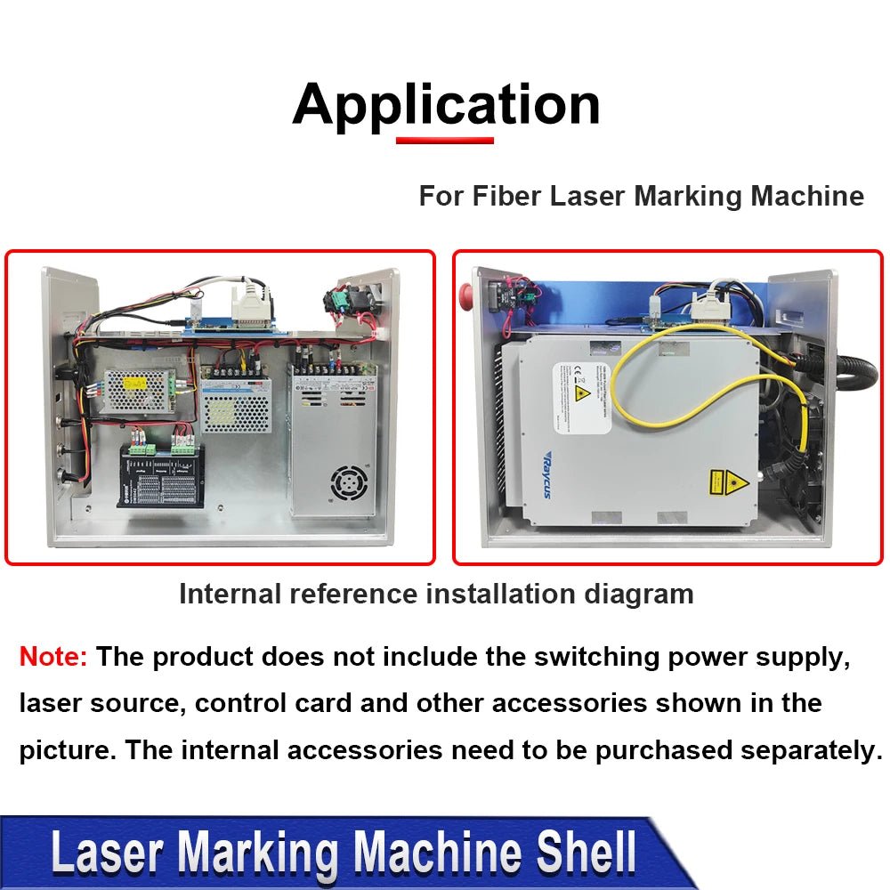 DIGRAY Fiber Laser Marking Chassis Engraving Machine Housing Cabinet Suitable For Raycus MAX JPT 20~100W 1064nm Laser Source