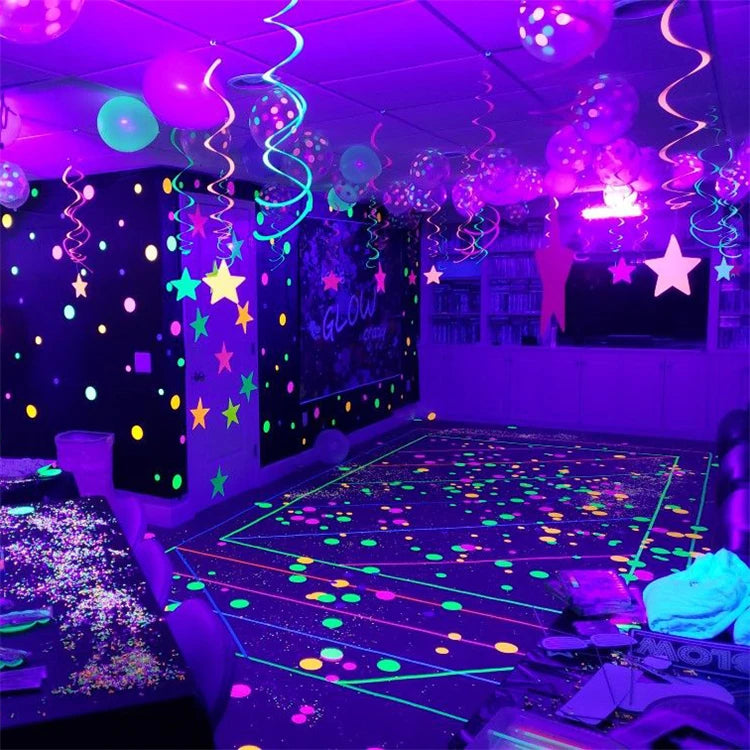 UV Black Light Bar for Room,Cabinet, Holiday Halloween Decorations, Body Paint, Poster,Fluorescent Tapestry,Glow Party,UV Lamp