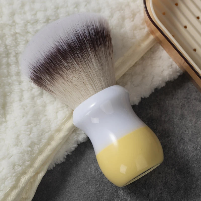 YAQI Naicha （Milk tea） Synthetic Hair Mens Wet Shaving Brush