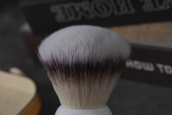 YAQI Naicha （Milk tea） Synthetic Hair Mens Wet Shaving Brush