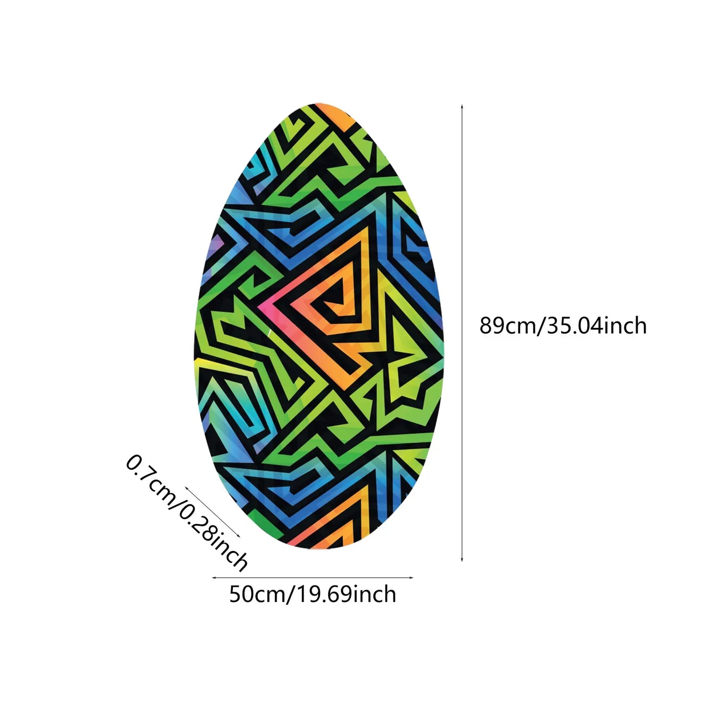 35 Inch Skimboard Equipment Beach Sand Board Surf Board for Travel Kids Teens Adults Lightweight Durable Water Sport