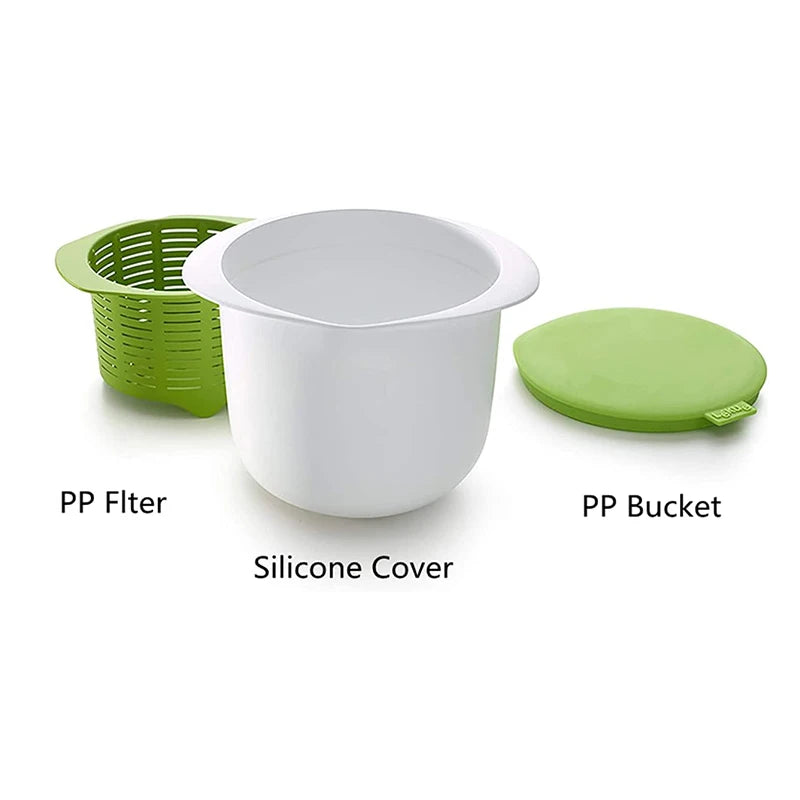 Kitchen Essentials,Microwave Yogurt Filter, Cheese Maker with Recipes