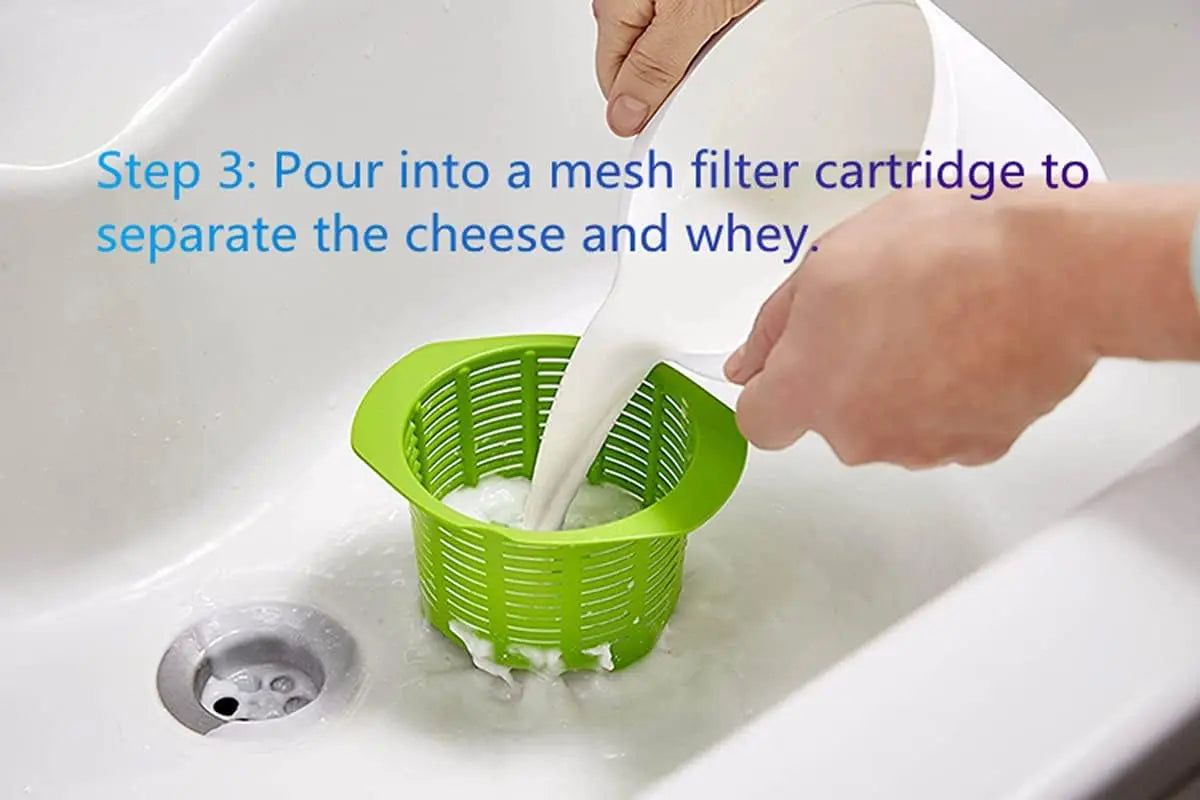 Kitchen Essentials,Microwave Yogurt Filter, Cheese Maker with Recipes