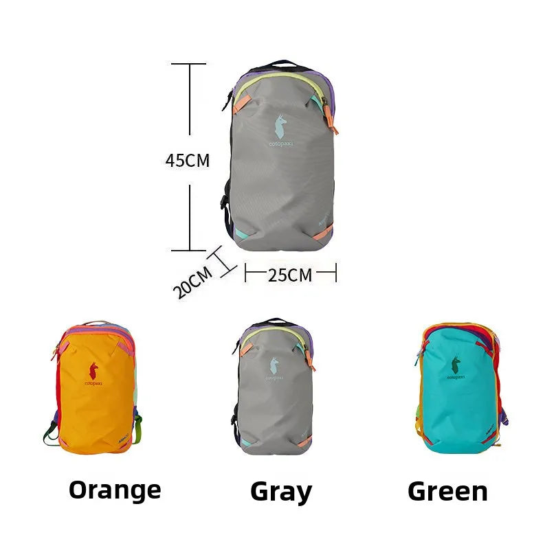 Nylon Backpack Large Capacity School Bag Students Casual Travel Commuter Double Shoulder Bag Lightweight Soft Padded Strap