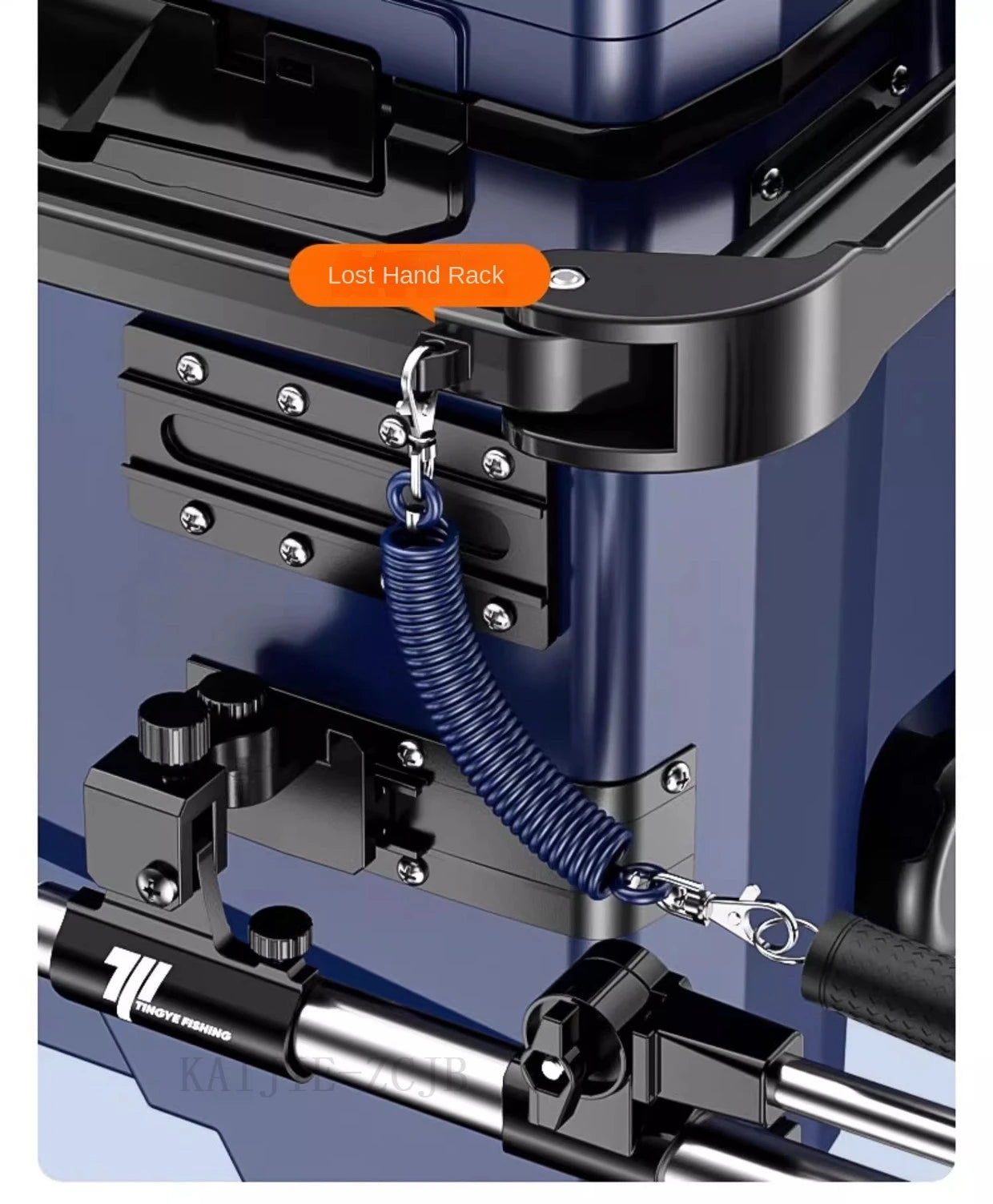 Fishing 32L Ultralight Fishing Box with Wheel Multifunctional Thickened Fishing Cooler Box Set Fishing Equipment Tool Box
