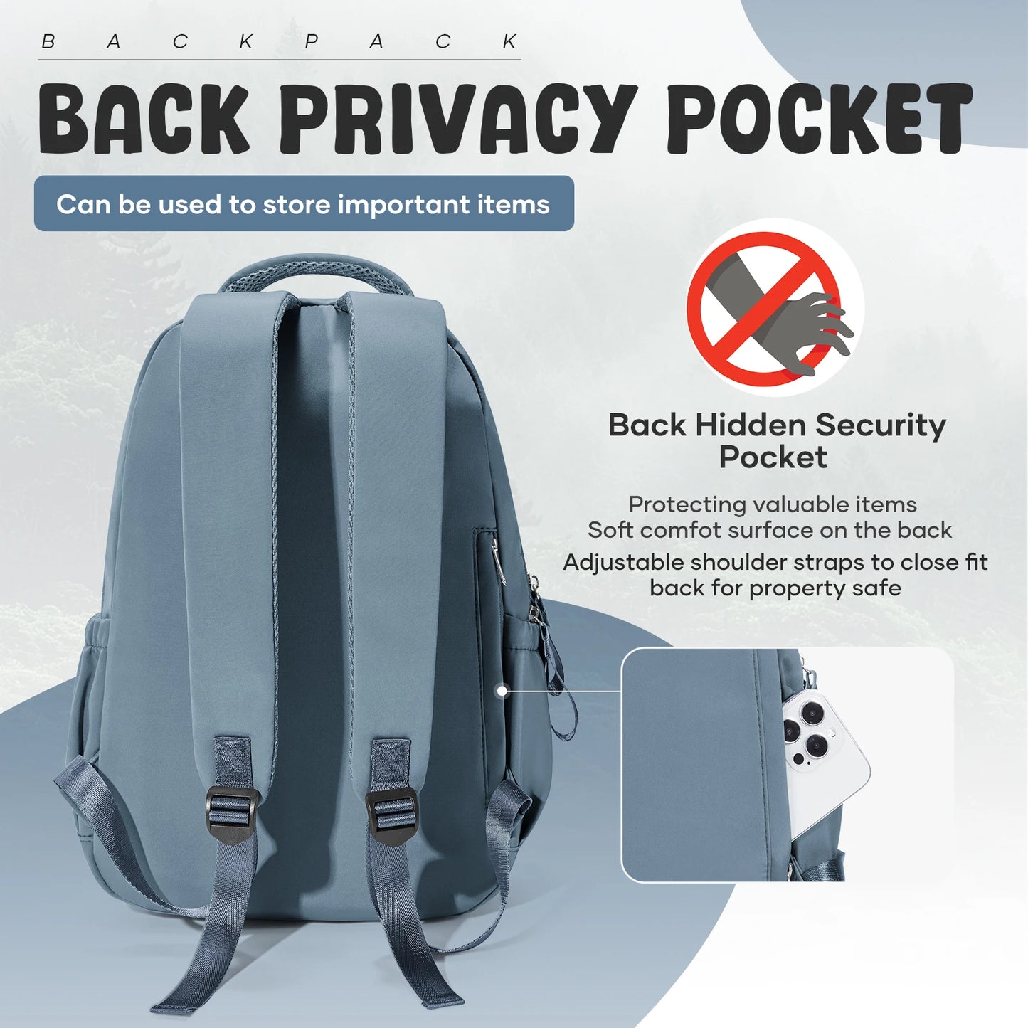 School Backpack, Casual Fashion Backpack, School Laptop Backpack, Large Capacity Zipper Simple Student School Bag For Girls Boys
