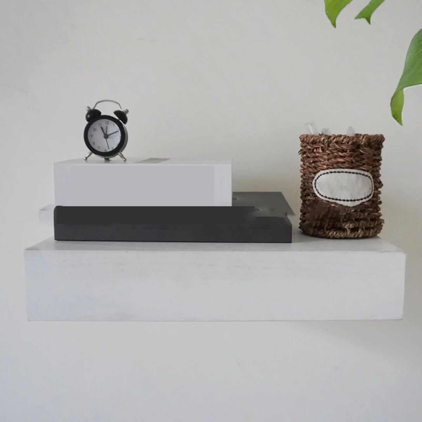 Floating Shelf Wall Mounted Drawer with Compartment Easy Installation Home Decor Storage Rack for Dorm Room Apartment Office