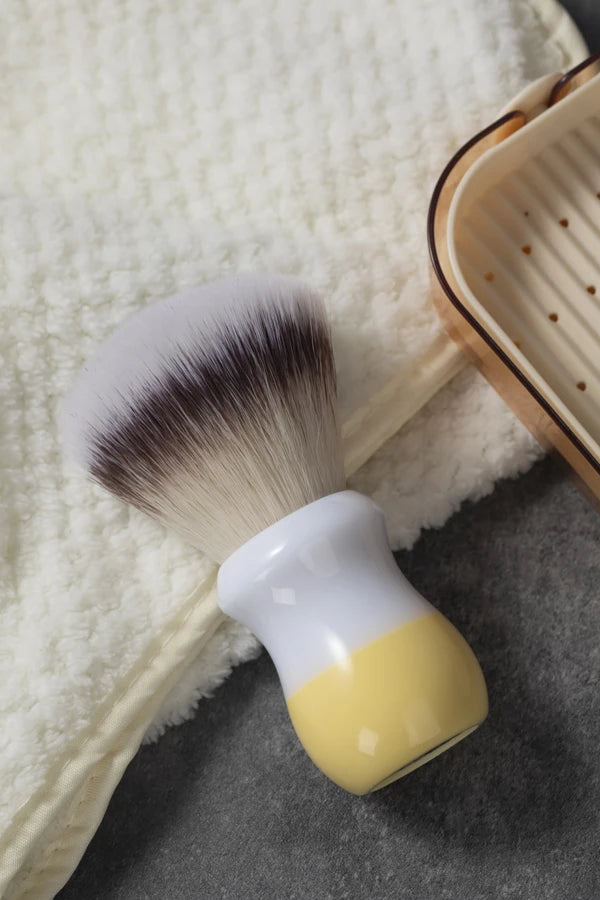 YAQI Naicha （Milk tea） Synthetic Hair Mens Wet Shaving Brush