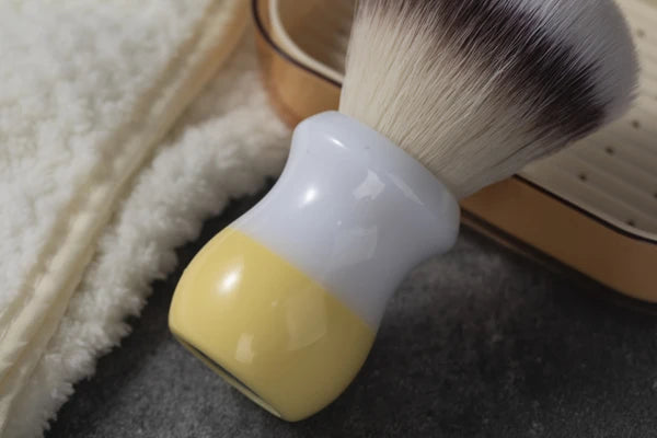 YAQI Naicha （Milk tea） Synthetic Hair Mens Wet Shaving Brush